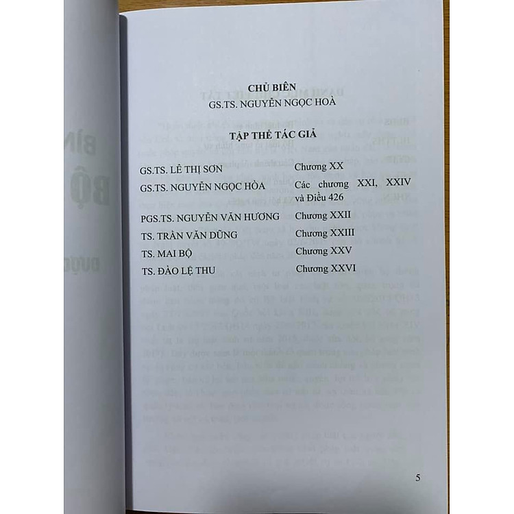 Bình Luận Khoa Học Bộ Luật Hình Sự 2015 Được Sửa Đổi, Bổ Sung Năm 2017 (Phần Chung) - Ảnh 6