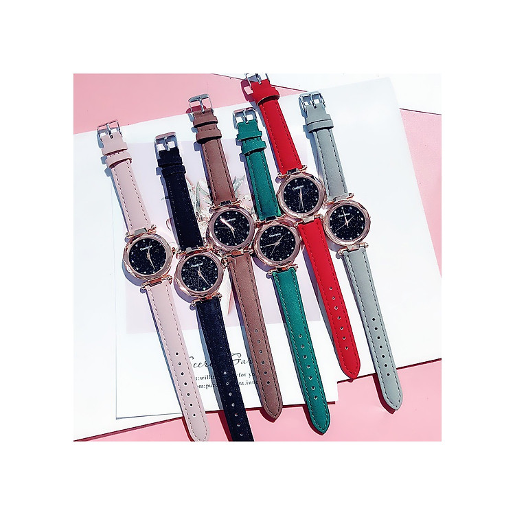 Đồng hồ dây da thời trang titoni đẹp rẻ DH21