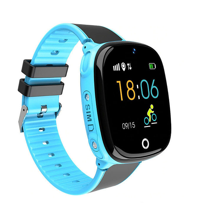 ĐỒng hồ định vị chống nước SmartKid Hw11 - màu xanh
