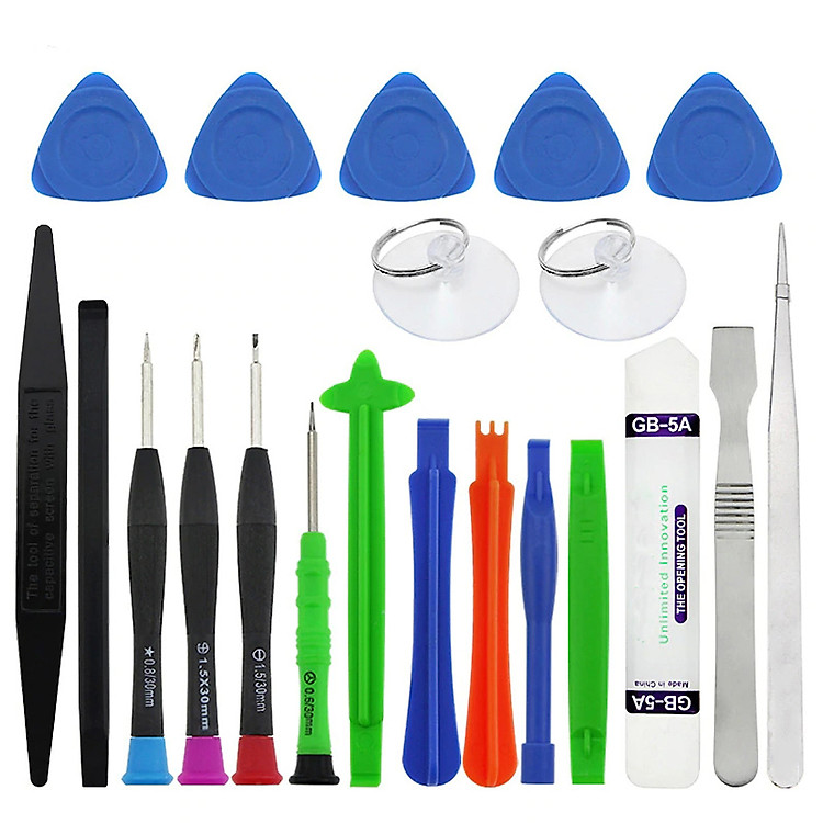Bộ tua vít và dụng cụ tháo mở màn hình 21 in 1 giúp sửa chữa điện thoại di động, laptop, máy tính bảng
