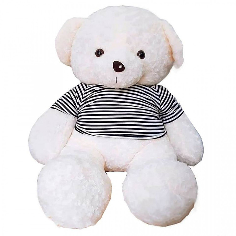 Gấu bông teddy trắng 1m2