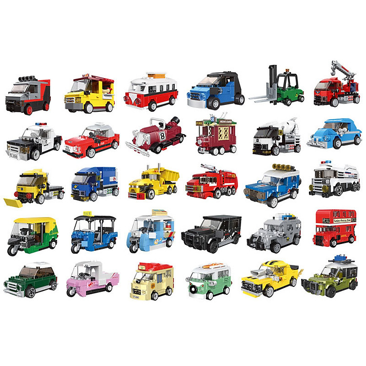 Mua Bộ Đồ Chơi Lắp Ghép Ô Tô Mini Chính hãng Ưu đãi - Hình ảnh 5