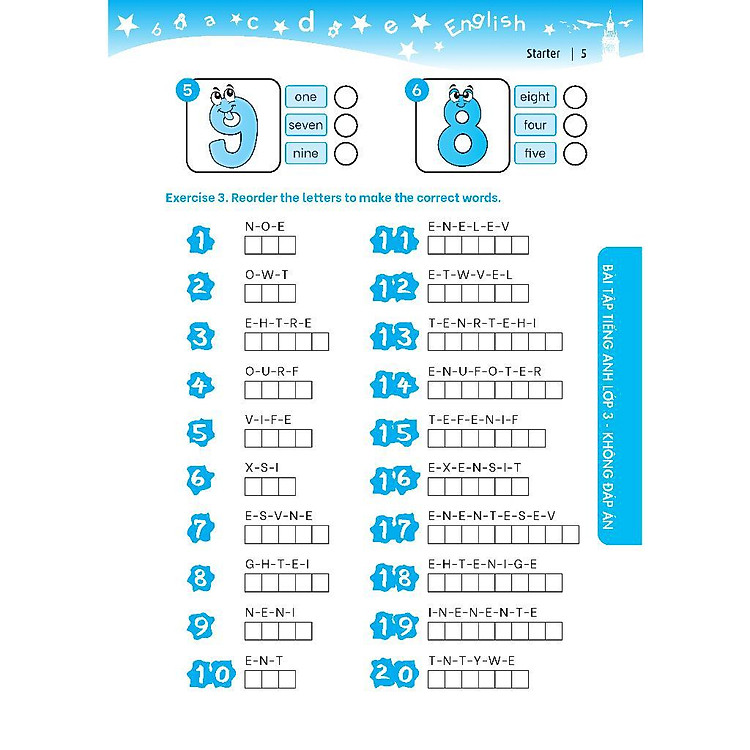 Global Success - Bài Tập Tiếng Anh Lớp 3 - Không Đáp Án - Ảnh 3