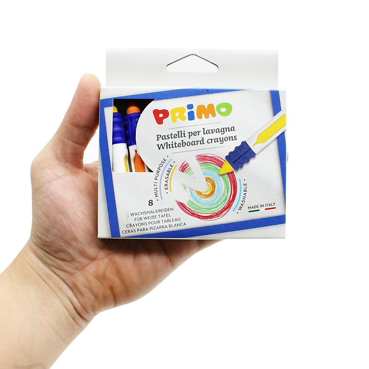 Bộ Bút Màu Sáp Xóa Được Trên Bảng Trắng Primo 1301WM8 (8 chiếc) - Ảnh 7