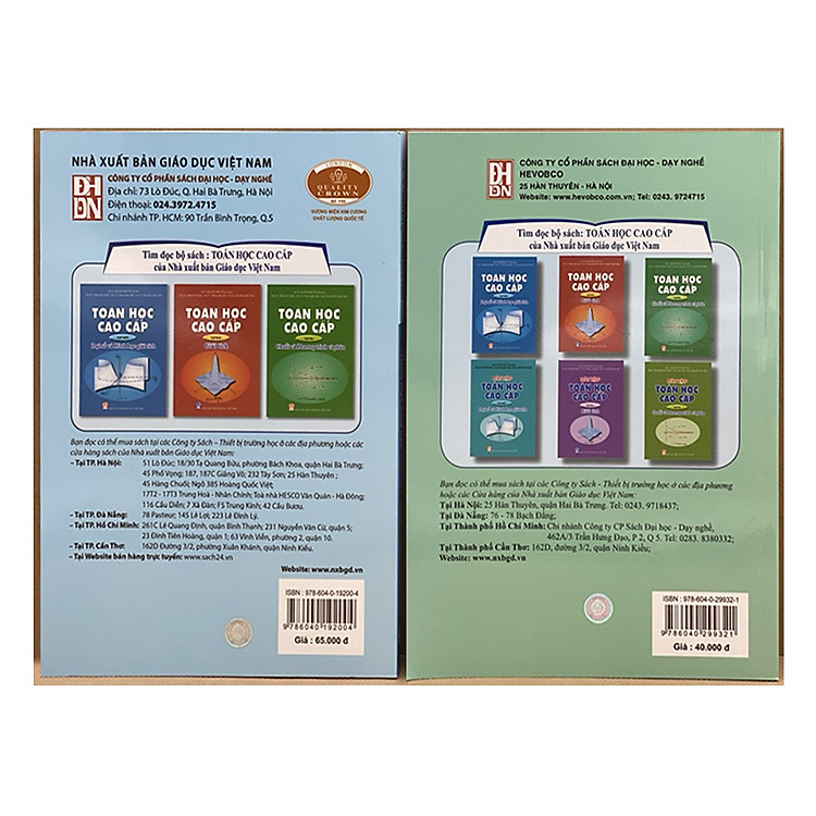 Toán Học Cao Cấp – Bài Tập Toán Học Cao Cấp (Tập 1)