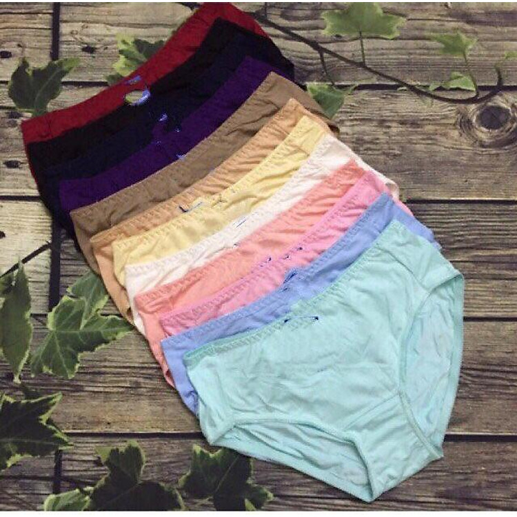Combo 10 quần lót nữ BIG SIZE Thun cotton Cạp cao Hàng Việt Nam(Từ 60kg đến 90kg) - Size XXXL :T ừ 80kg đến 90kg