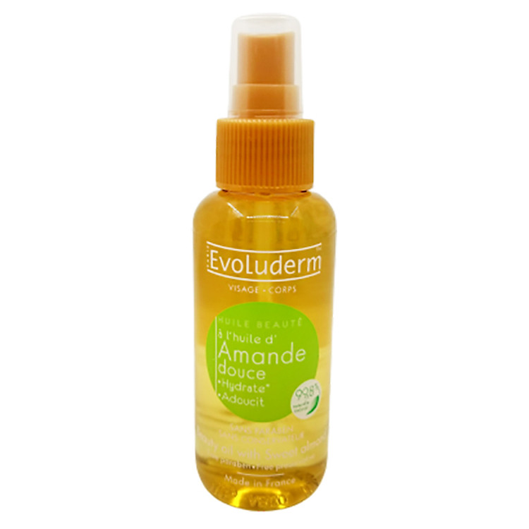 Tinh Dầu Hạnh Nhân Massage Dưỡng Da Tóc Bị Khô Evoluderm - 3050 (100ml)