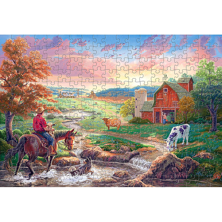 Tranh xếp hình Tia Sáng - Cuối Ngày Chính hãng Ưu đãi - Hình ảnh 2