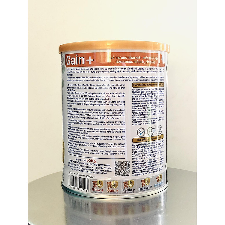 Nơi mua Sữa bột UC2 Platinum Gain+ 800g Chất lượng Tiết kiệm - Hình ảnh 2