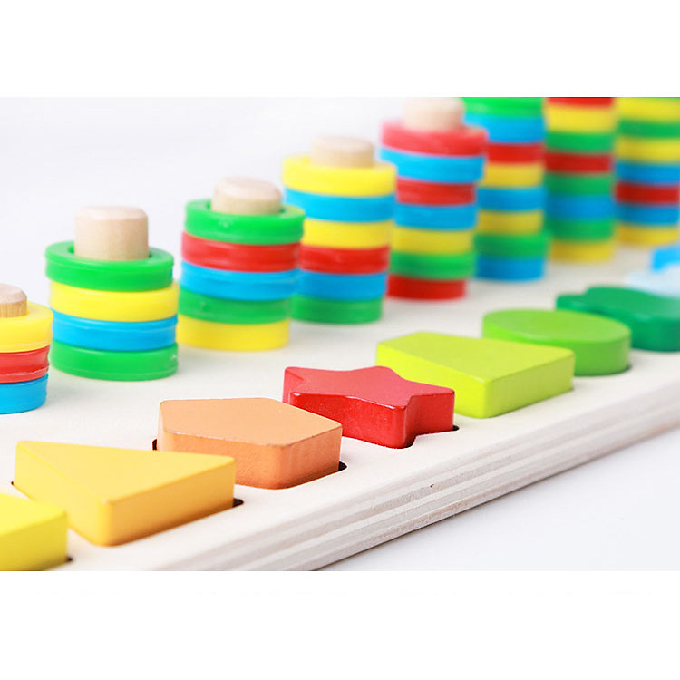 Bảng chữ số và hình học Montessori cho bé Chính hãng Tiết kiệm - Hình ảnh 3