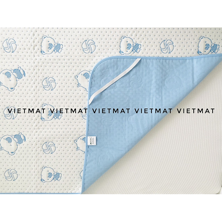 Combo 2 Tấm Lót Chống Thấm VIETMAT Xanh Chính hãng Giá tốt - Hình ảnh 2