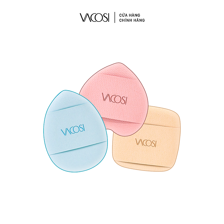 Set 3 bông mút mini xỏ ngón VACOSI TOP FINGER CUSHION - BP54-01