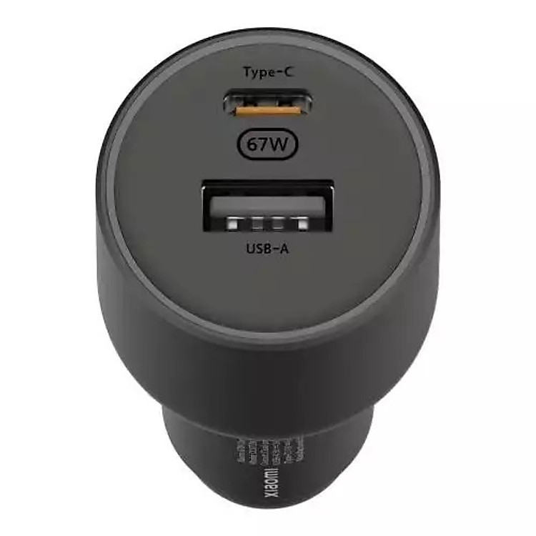 Sạc ô tô xe hơi xiaomi 1A1C 67W , sạc nhanh ô tô 2 cổng ( USB, TypeC ) - Hàng Chính Hãng