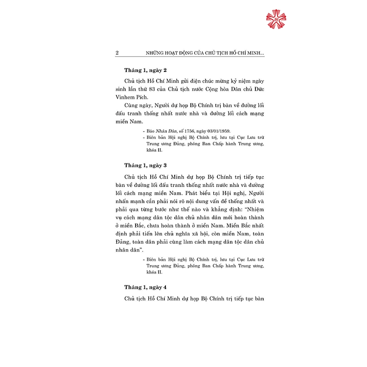 Những hoạt động của Chủ tịch Hồ Chí Minh giai đoạn 1954 - 1969, tập 2 (1959 - 1964) - Ảnh 4