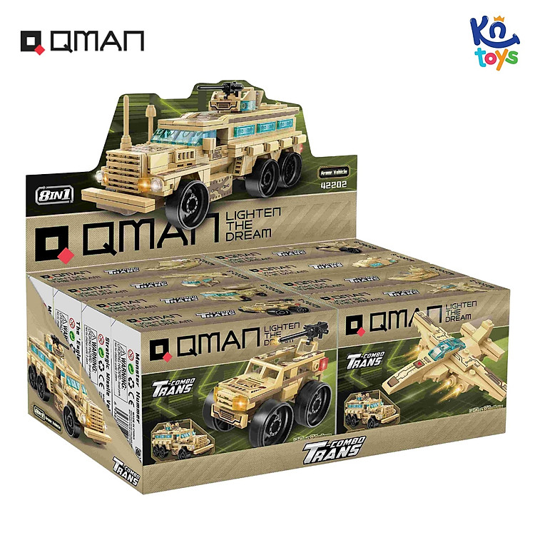 Mua Đồ Chơi Xếp Hình Qman 42202 - Xe bọc thép Chính hãng Ưu đãi - Hình ảnh 5