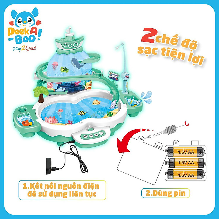 Đồ Chơi PEEK A BOO Câu Cá Chính hãng Giá rẻ - Hình ảnh 3