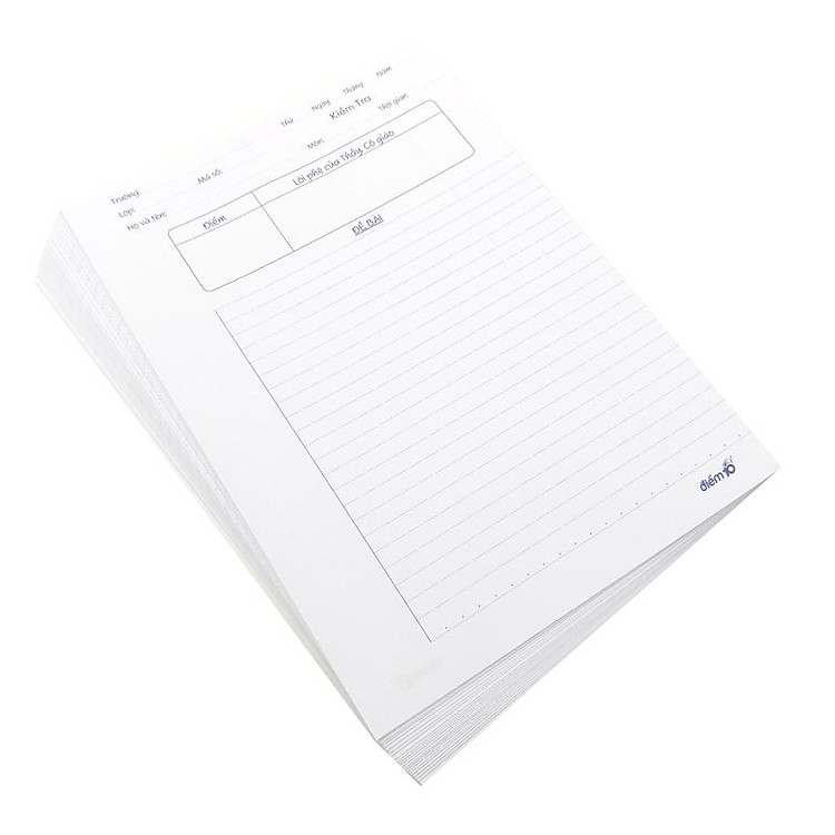 Giấy Kiểm Tra TP-GKT06 Kẻ Ngang Smart - Ảnh 5