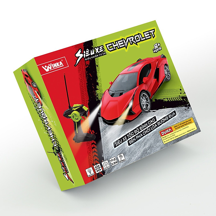 Siêu Xe Điều Khiển Chevrolet Đỏ DK81208 Chính hãng Giá tốt - Hình ảnh 3