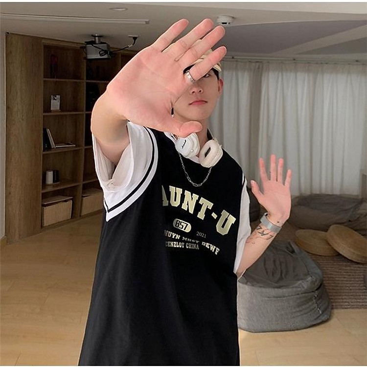 Áo Thun Nam Nữ ,Áo Phông Bóng Chày In Chữ GAUNT-U From Rộng Hot 2022