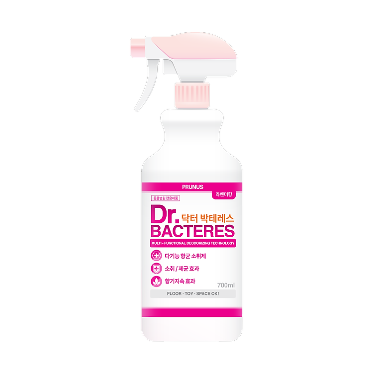Xịt khử mùi & diệt khuẩn đa năng Prunus Dr.Bacteres hương oải hương/không mùi 700ml
