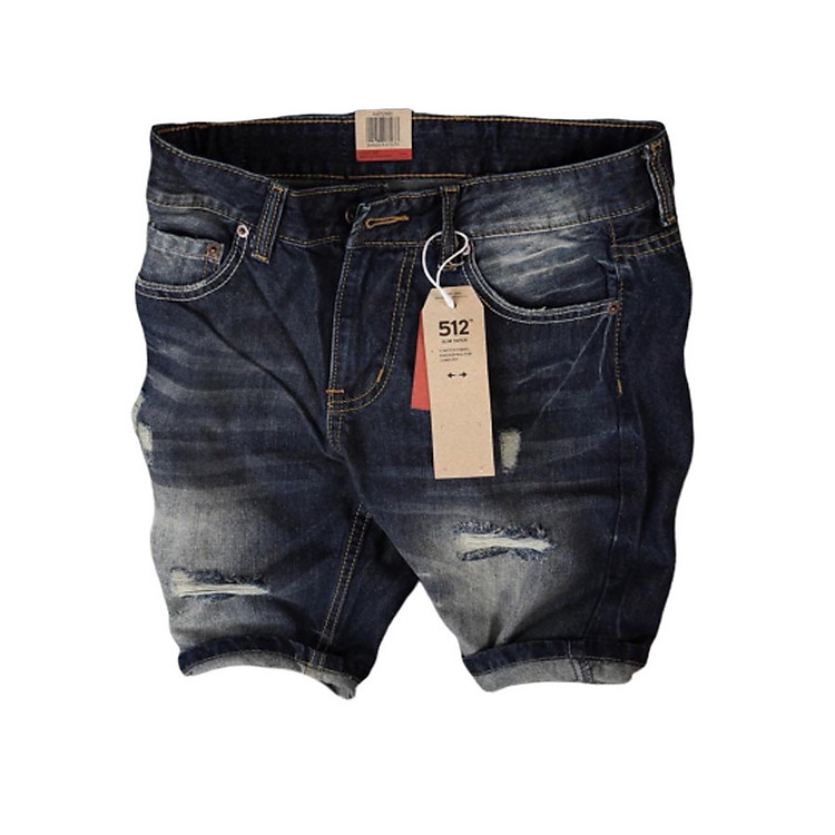 QUẦN SHORT JEAN NAM WASH RÁCH THỜI TRANG CAO CẤP