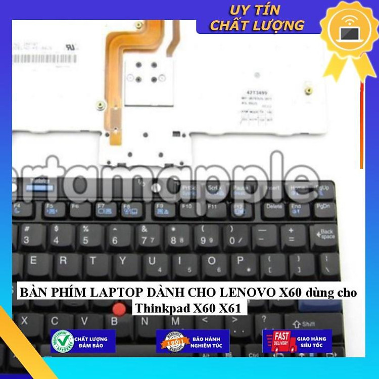 BÀN PHÍM LAPTOP dùng cho LENOVO X60 dùng cho Thinkpad X60 X61 - Hàng Nhập Khẩu New Seal