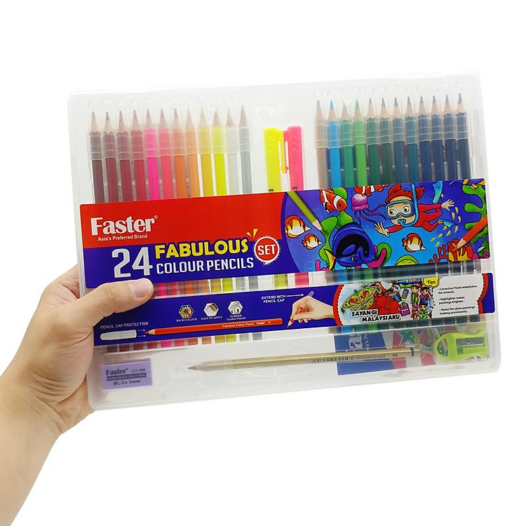 Hộp 24 Bút Chì Màu Fabulous - Ảnh 7