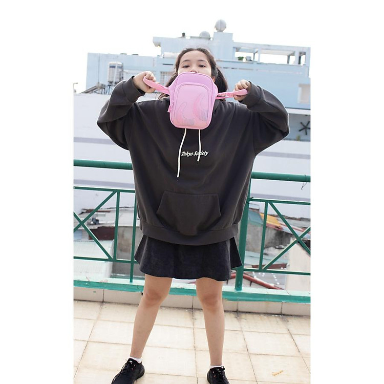 Túi Đeo CLEVER HIPPO Holo Pink Chính hãng Giá tốt - Hình ảnh 3