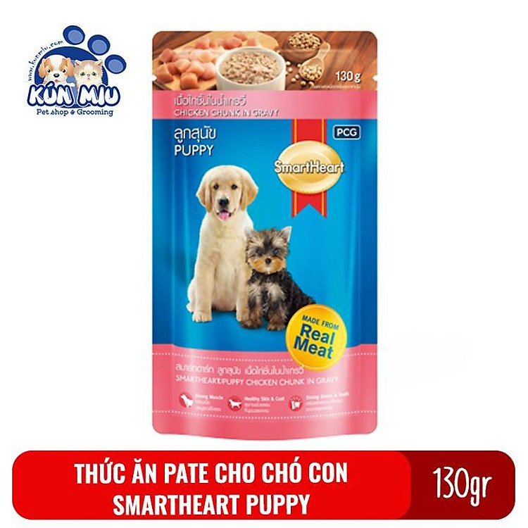 PATE CHO CHÓ CON SMARTHEART 130gr
