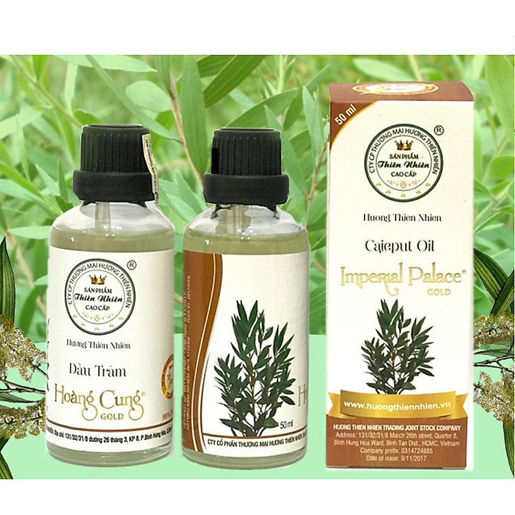 Combo 2 chai Dầu Tràm Hoàng Cung 50ml - Gold New