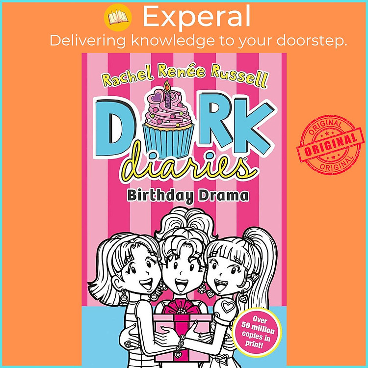 Sách - Dork Diaries: Birthday Drama! by Rachel Renee Russell (UK edition, paperback)