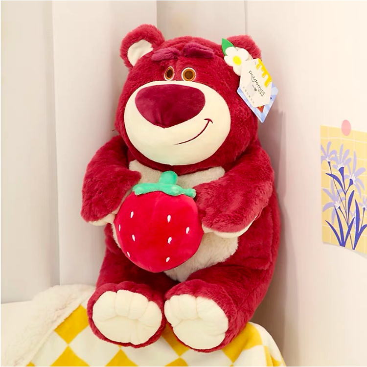 Gấu nhồi bông Lotso ôm trái dâu Chính hãng Giá tốt - Hình ảnh 4