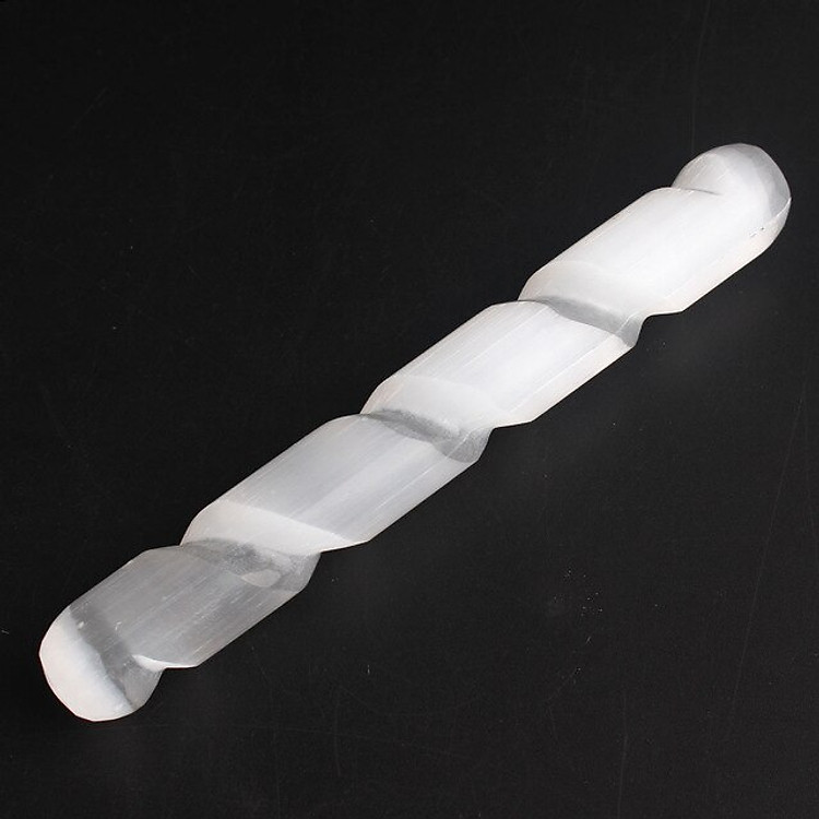 SELENITE - Trụ đá - Tim - Cầu - Gậy xoắn- Mặt Trăng - Móc khoá- Đĩa bán nguyệt -Tháp 6cm- Đá thanh tẩy tự nhiên mài đẹp