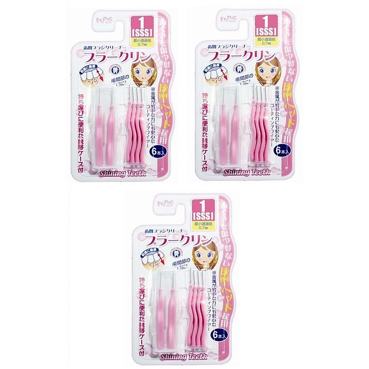 Combo 3 vỉ Bàn Chải Kẽ Răng DP-ID01SSS (6 Cây/Vỉ)