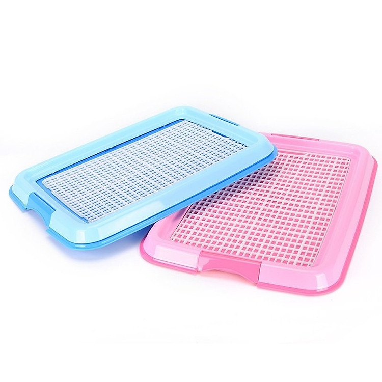 Khay vệ sinh chó dạng lưới cải tiến HanpetCT01- tặng 3 miếng lót khay