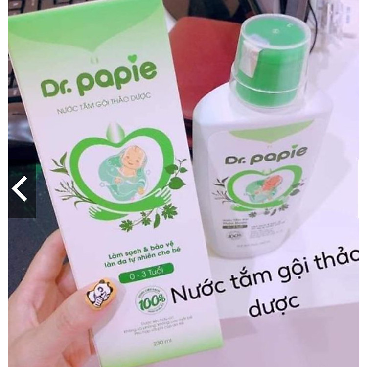 Mua Nước Tắm Gội Thảo Dược Dr Papie Chính hãng Giá rẻ - Hình ảnh 3