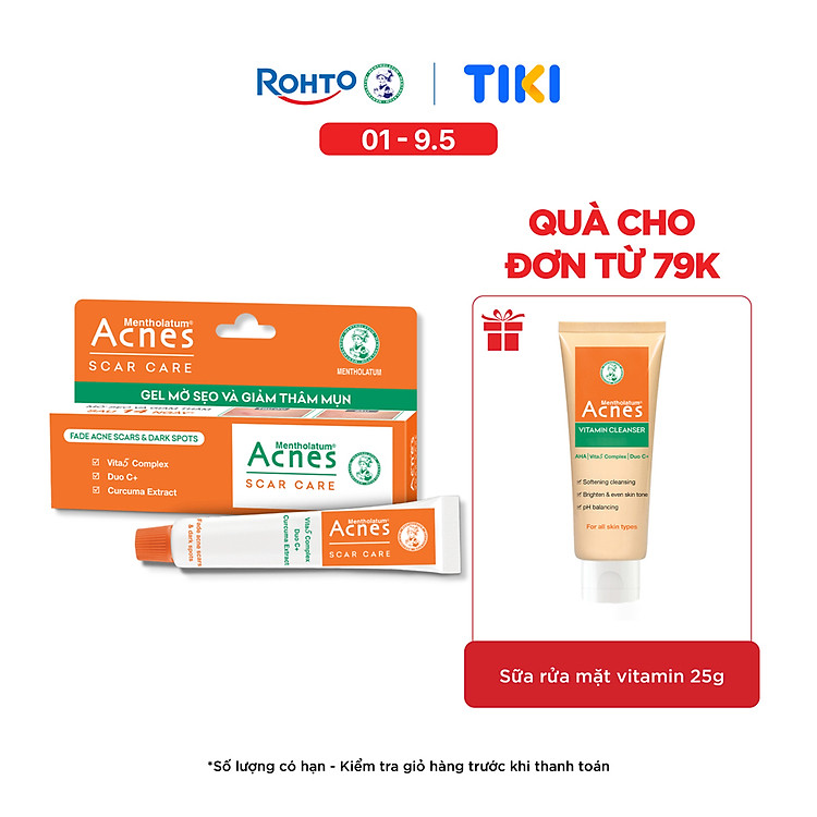 Kem mờ sẹo và thâm dạng gel Acnes Scar Care 12g