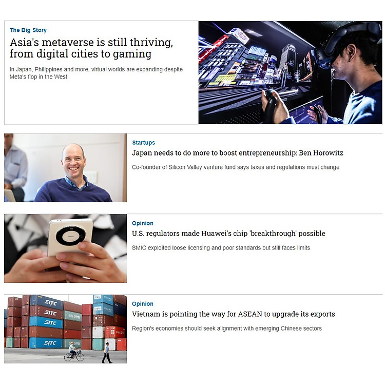 Tạp chí Tiếng Anh - Nikkei Asia 2023: kỳ 42: ASIA'S NEW DIGITAL DIMENSIONS - Ảnh 2