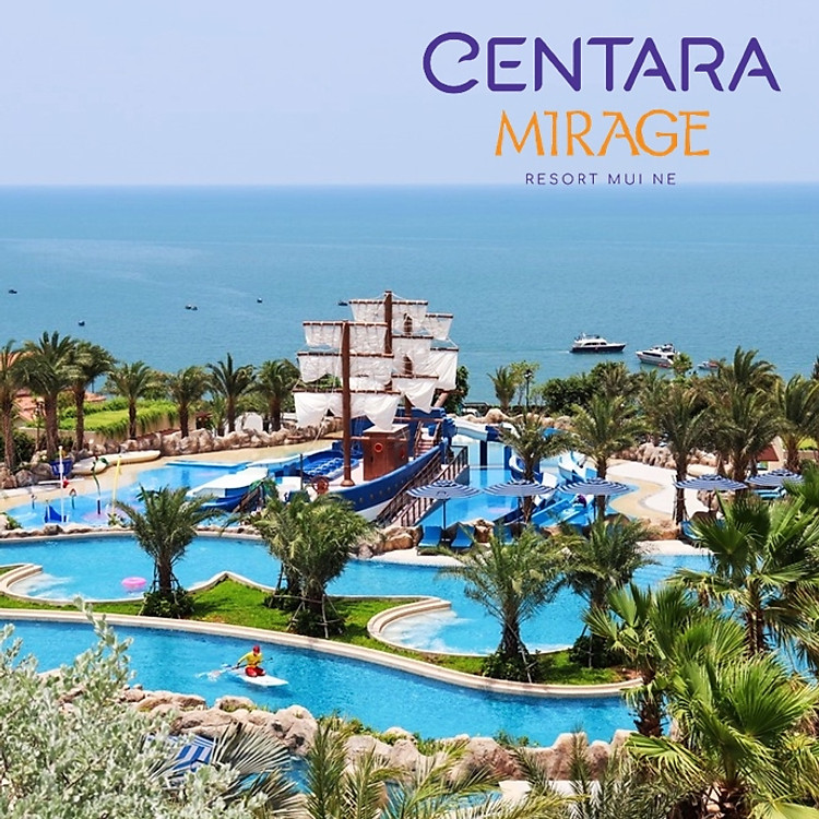 Centara Mirage Resort 5* Mũi Né - Buffet Sáng, Hồ Bơi Công Viên Nước Rộng Lớn, Đối Diện Biển Mũi Né