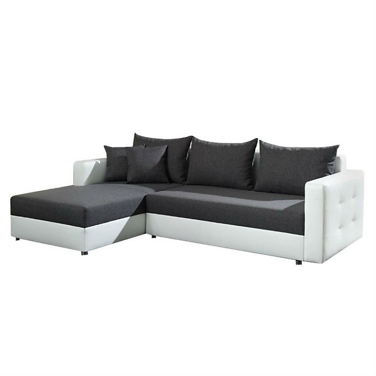 Sofa Nỉ L-Concept Juno Sofa - Xám Trắng (250 x 160 cm)