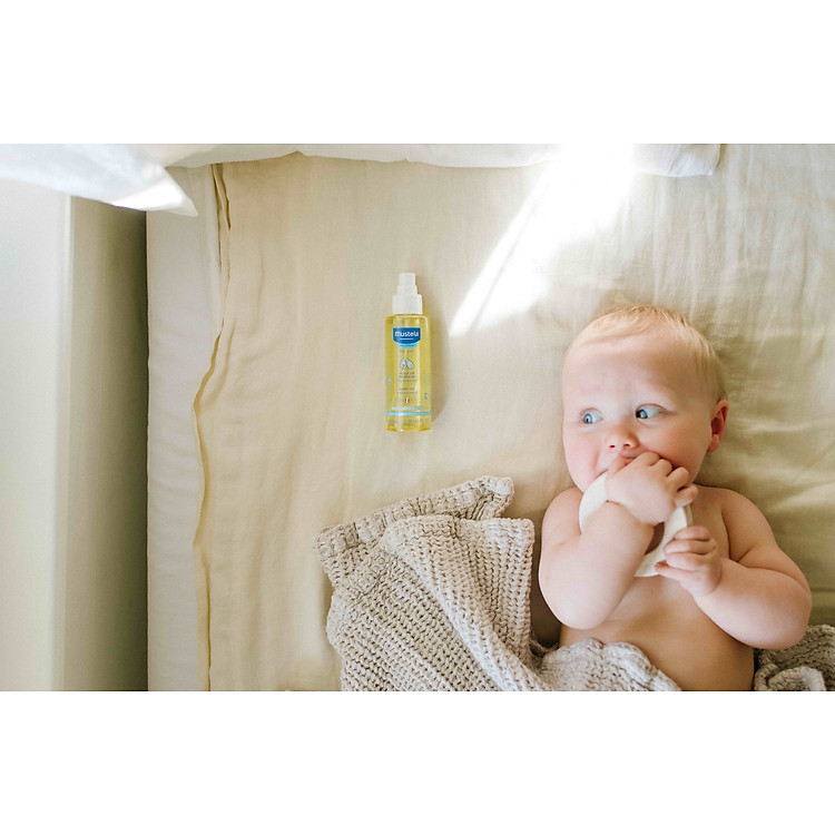 Dầu Massage Mustela Cho Trẻ Sơ Sinh Chính hãng Giá tốt - Hình ảnh 2