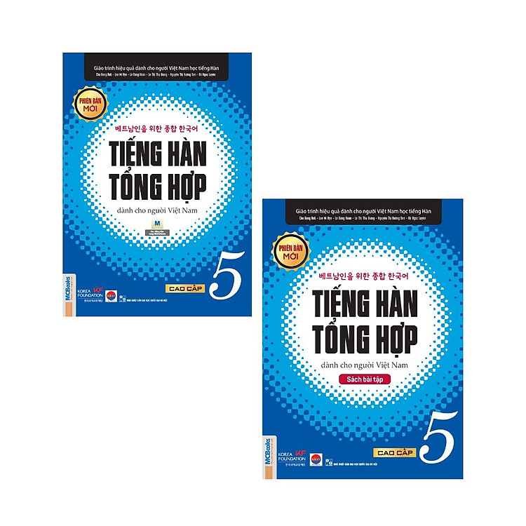 Sách - Combo Tiếng Hàn Tổng Hợp Dành Cho Người Việt Nam Trình Độ Sơ Cấp Tập 1-6 - Giáo Trình Màu kèm Sách Bài Tập