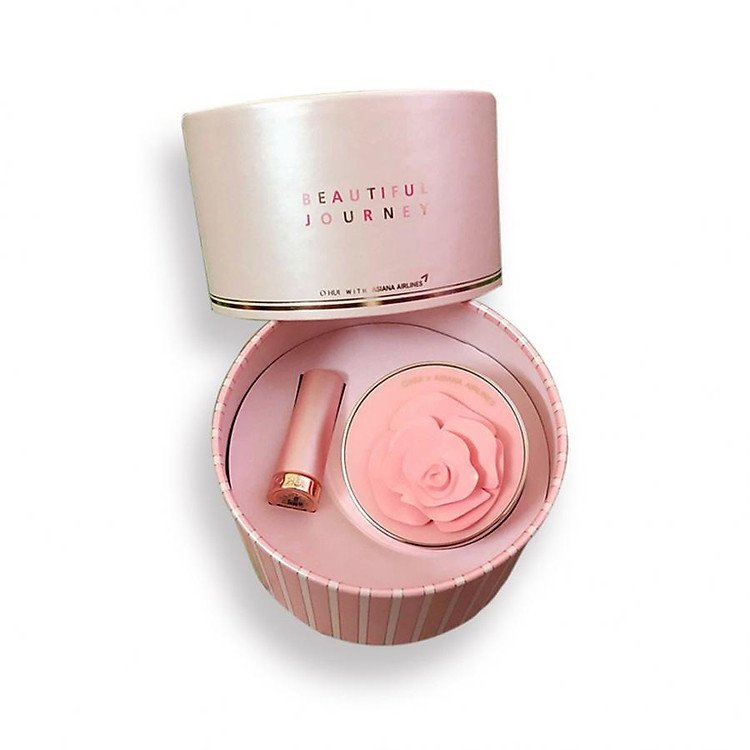 Bộ trang điểm phiên bản giới hạn Ohui Cushion Rose Petal Special Set #01 32g