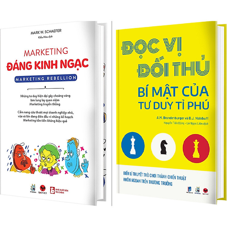 Combo Sách - Marketing Đáng Kinh Ngạc + Đọc Vị Đối Thủ - Bí Mật Của Tư Duy Tỉ Phú