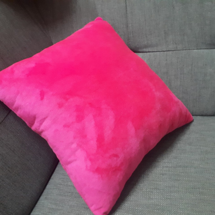 Gối kê lưng văn phòng - Hồng đậm