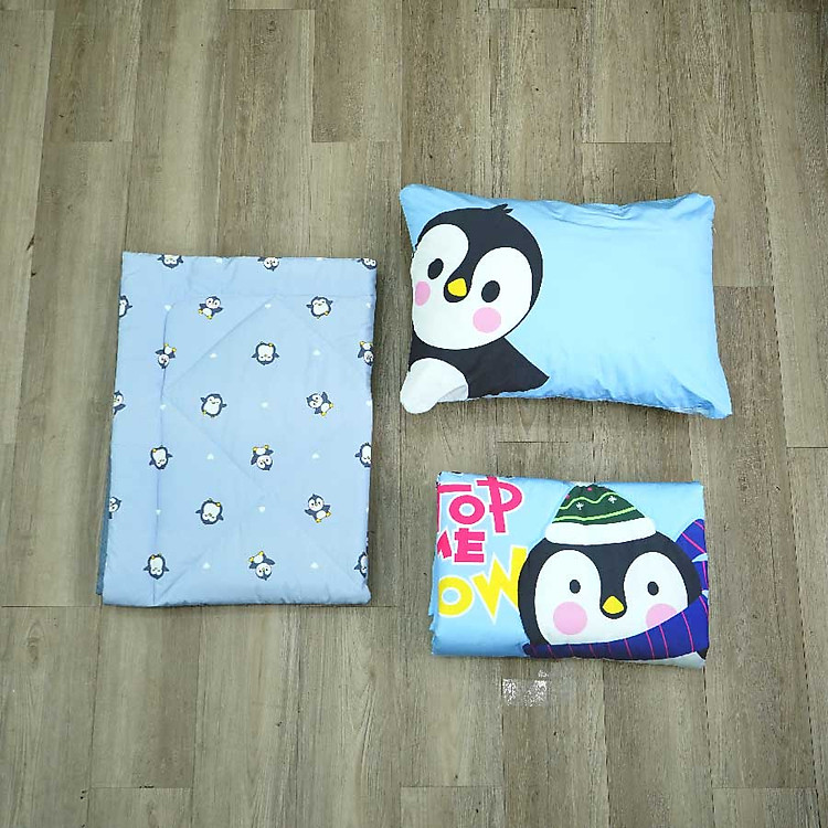 Chăn Em Bé Pingu K-Bedding Everon Chính hãng Ưu đãi - Hình ảnh 5