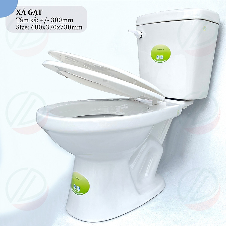 Bồn Cầu 2 Khối Minh Long - Nhiều lựa chọn xả gạt, xả 1 nhấn, 2 nhấn