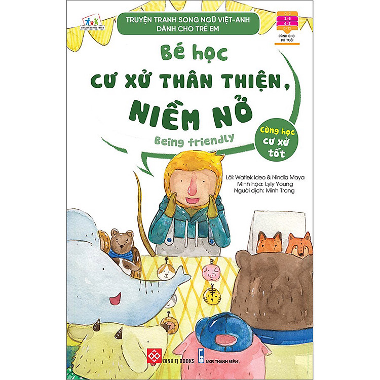 Truyện Tranh Song Ngữ Việt-Anh Dành Cho Trẻ Em – Cùng Học Cư Xử Tốt