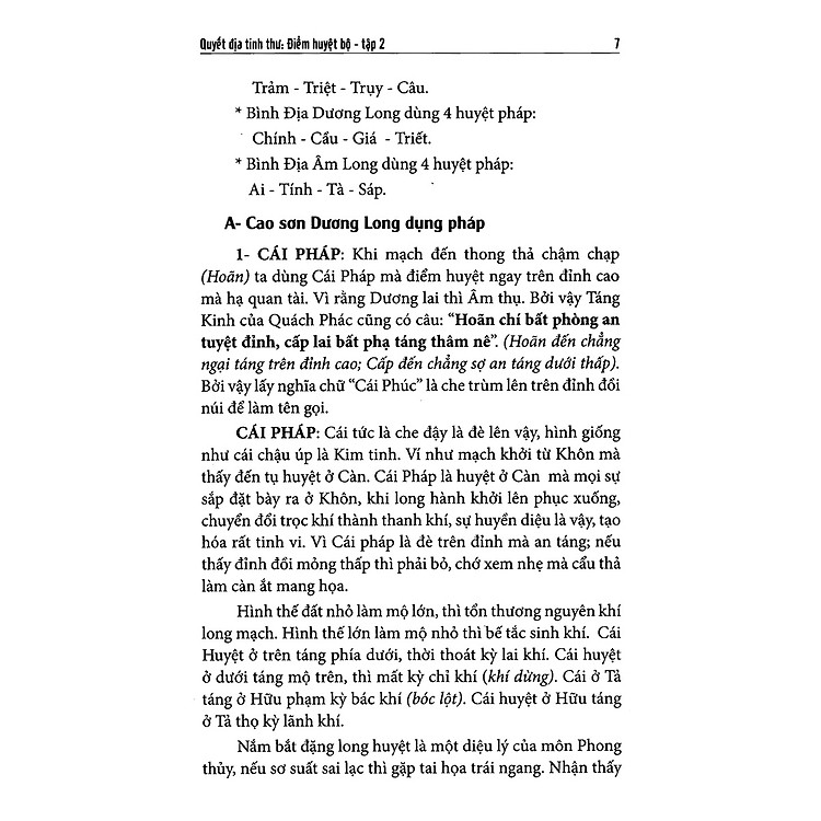 Quyết Địa Tinh Thư - Điểm Huyệt Bộ - Tập 2 - Ảnh 3