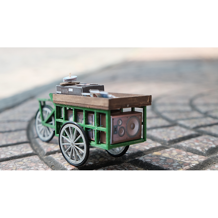 Mô Hình Tự Lắp Ráp Xe Bán Đĩa Chính hãng Ưu đãi - Hình ảnh 4